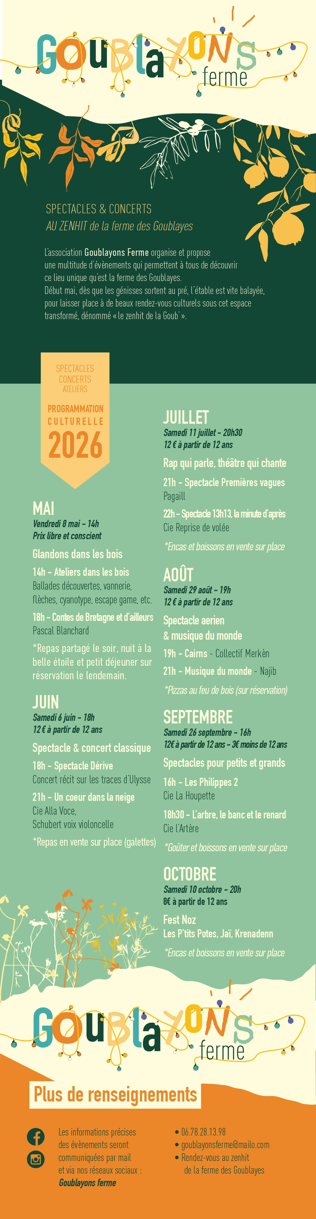 Les évènements